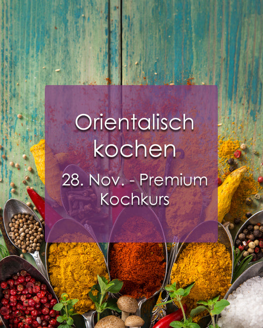 Orientalisch kochen - November